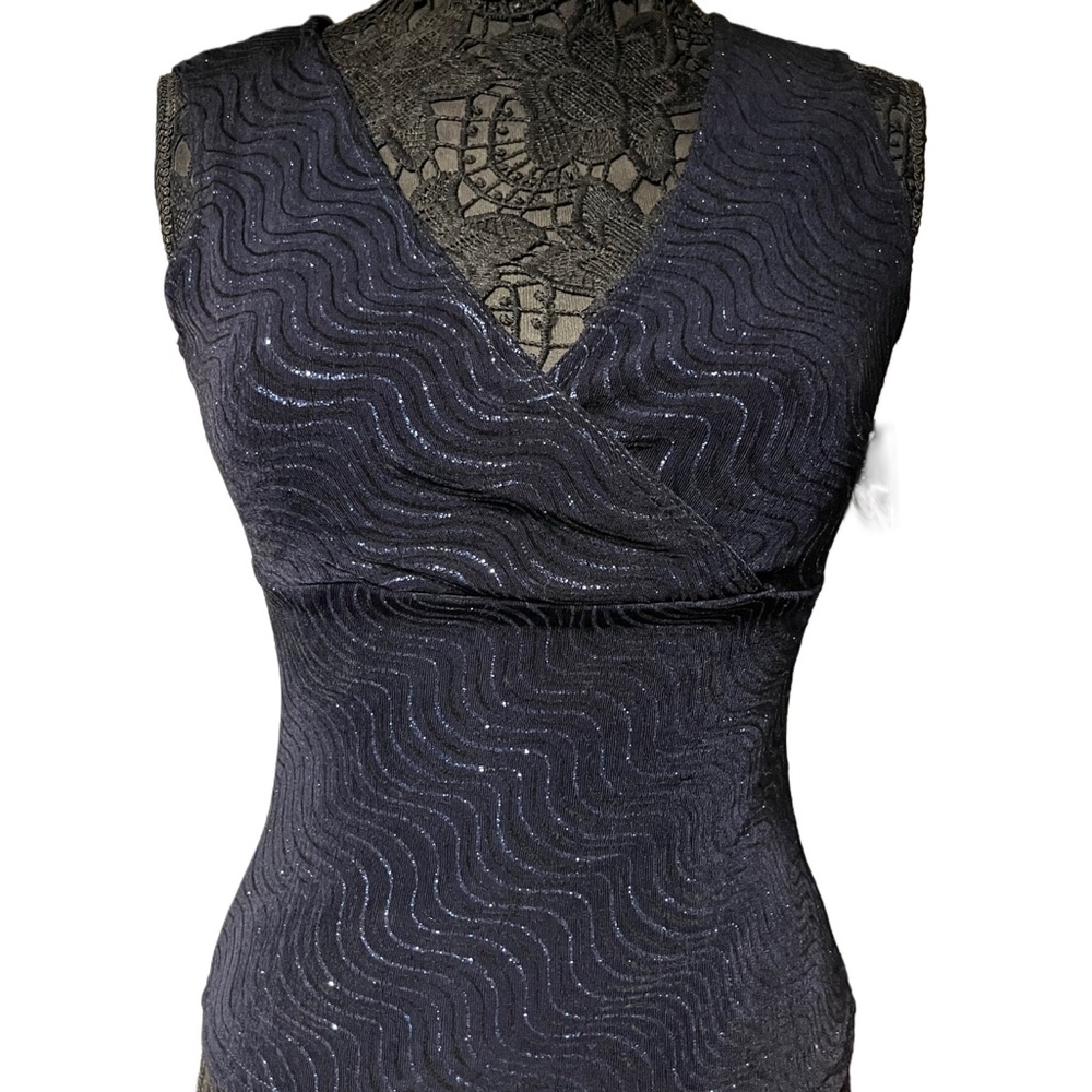 Blue Sleeveless top with